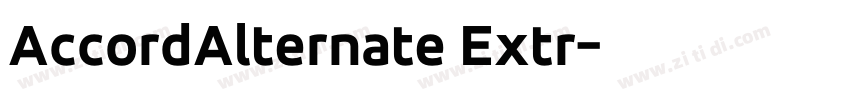 AccordAlternate Extr字体转换